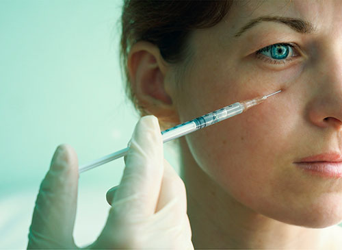 photo of botox injection